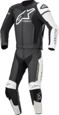 Immagine prodotto di Alpinestars GP Force Phantom Tuta da moto in pelle a due pezzi, nero/bianco/grigio, 54