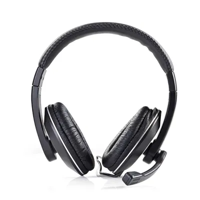 Produktbild von NEDIS PC-Headset Overear 2x3.5mm klappbares Mikrofon 2m sw CHST200BK