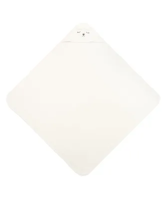 Produktbild von Sensillo - Baby-Handtuch mit Kapuze 100x100cm, Baby-Bademantel, Br - Wei