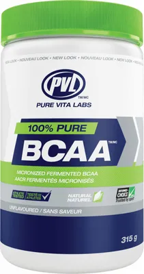 Produktbild von PVL 100% Pure BCAA (315g) Unflavored - Aminosäuren - BCAA
