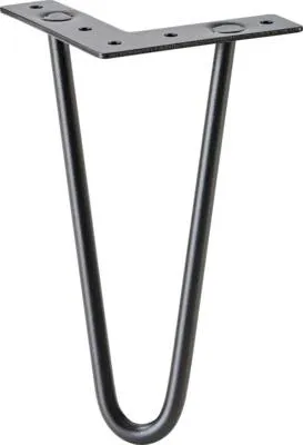 Produktbild von Tarrox Möbelfuß SPIDER Hairpin Ø 58 x 200 mm schwarz 1 Stück