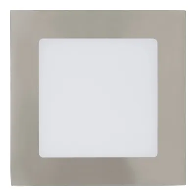 Produktbild von EGLO Fueva 1, Einbaustrahler, Nicht austauschbare(s) Leuchtmittel, LED, 5,5 W, 4000 K, Nickel, Weiß