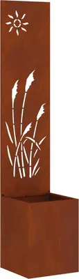 Obrázek produktu pro Soukromí na zahradě Rezavá 32 x 140 cm Povětrnostně odolná ocel
