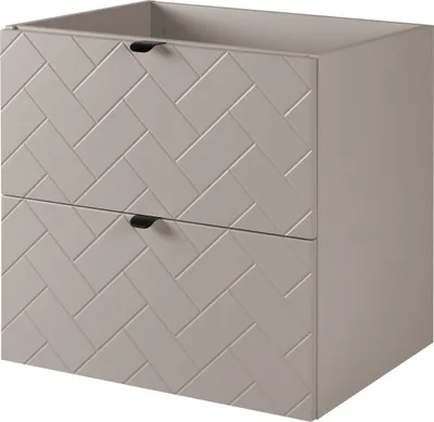 Immagine prodotto di Mobile da bagno, cashmere con maniglia nera, 60 x 57 x 46 cm