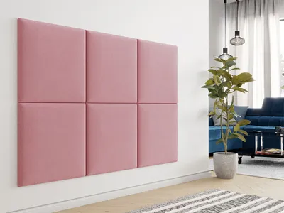 Produktbild von MIRJAN24 Wandpaneel Pag 60x60, Polsterwand für Schlafzimmer, Garderobe, Kinderzimmer (Farbe: Manila 09)