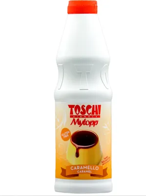 Produktbild von Dessert-Soße-KARAMELL Topping-Eis-Sauce TOSCHI MyTopp 1KG
