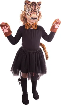 Produktbild von Rappa 186026 Karneval Fasching Kinder Kostüm Leopard - 5 Teile