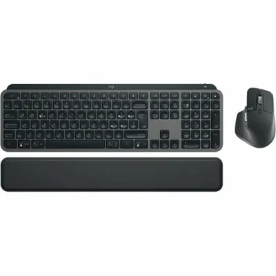 Produktbild von Logitech MX Keys S Combo, Kabellos, Bluetooth, Scherenschalter, QWERTY, LED, Graphit