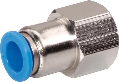 Produktbild von Steck-Aufschraubverschraubung, Schlauch 8mm, Gewinde G1/8i, STVS-QACK-G1/8i-8-MSV-S-M120