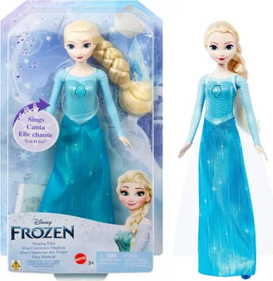 Produktbild von Mattel Disney Princess Elsa Singende Puppe Frozen - Spielzeugpuppe