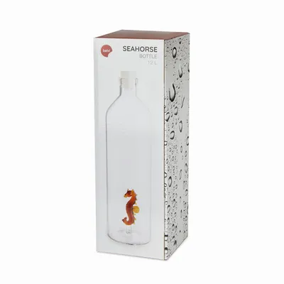 Image de Balvi Atlantis Seahorse Bouteille 1.2l Transparent Transparent One Size
