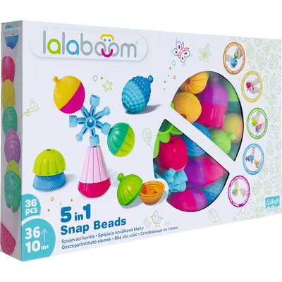 Image de TREFL Lalaboom 5in1 perles de connexion : Grandß jeu de 36 pièces