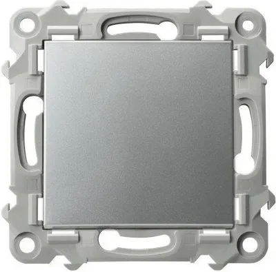 Image de Interrupteur unipolaire SZAFIR Silver Ospel
