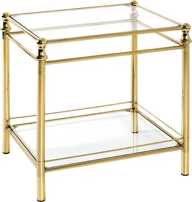 Produktbild von HAKU Möbel Beistelltisch - vermessingt - H. 53cm x B. 52cm