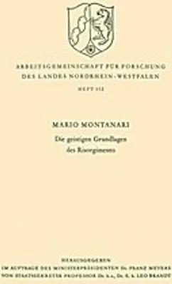 Obrázek produktu pro Die geistigen Grundlagen des Risorgimento
