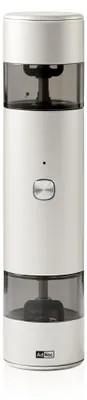 Produktbild von AdHoc Elektrische Pfeffer- und Salz- Doppelmühle i.Mill Duo, light grey, CeraCut® Ceramic Mahlwerk, inkl. Lithium Akku, Kunststoff / Edelstahl / Acryl