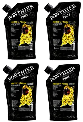 Produktbild von Ponthier MARACUJA PÜREE Passions-Frucht-Püree 4x 1 Kg