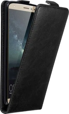 Produktbild von Cadorabo Hülle für Huawei MATE S Schutz Hülle in Schwarz Flip Etui Handyhülle Case Cover