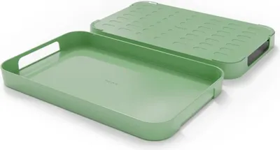 Obrázok produktu pre Servrovac podnos Trebonn Pile XL 1723113, 51x32,5 cm, melamn, vhodn do umvaky riadu, zelen