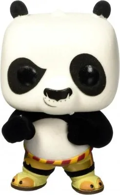 Obrázok produktu pre FUNKO BOBBLE HEAD POP CULTURE KUNG FU PANDA PO FLOCKED VINYL FIGURE NOVINKA!  Funko