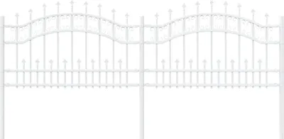 Obrázek produktu pro vidaXL Zahradní plot KAMPEN 240 x 118 cm, ocel s práškovým nástřikem