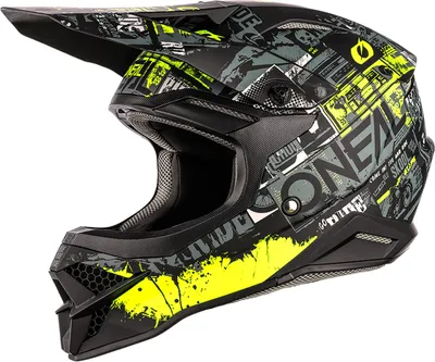 Produktbild von O'NEAL Motocross Helm 3SRS Ride , Schwarz Neongelb, L