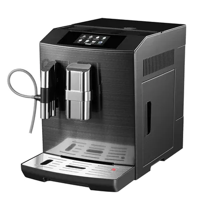 Produktbild von Kaffeevollautomat mit One-Touch-Milchsystem – 6 Heißgetränke – Vollautomatische Kaffeemaschine – Acopino Modena – schwarz