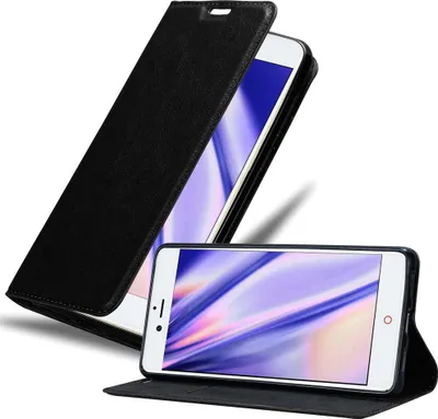 Zdjęcie produktu dla Etui ochronne Cadorabo do ZTE Nubia Z11 w kolorze czarnym etui na telefon komórkowy z magnetycznym zamknięciem