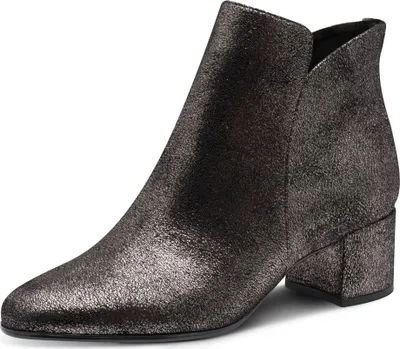 Zdjęcie produktu dla Botki damskie Tamaris, z zamkiem, zapewniające optymalny komfort, model 1-25354-43, rozmiar: 37 EU, kolor: srebrny
