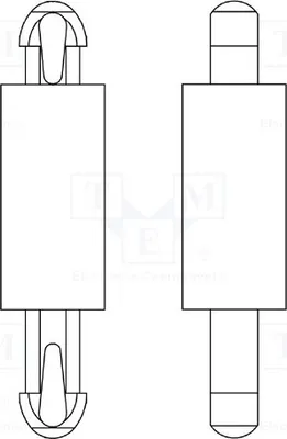 Produktbild von 10x t 66 Farbe: natürlich L: 22mm UL94V-2 8G806V40125 Kuntoff-Montagestifte