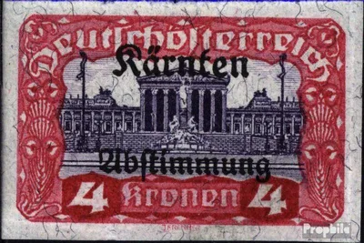 Produktbild von Briefmarken Österreich 1920 Mi 335 gestempelt Kärnten