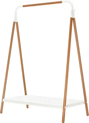 Produktbild von PAPERFLOW Kleiderständer weiß Holz 1 Haken 105,0 x 142,0 cm