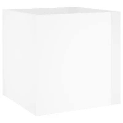 Immagine prodotto di vidaXL Fioriera bianca lucida 40x40x40 cm materiale a base di legno