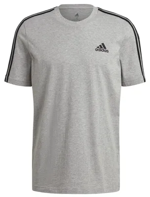 Produktbild von adidas T shirt Herren Rundhals im 3 Streifen Design, Größe:M, Farbe:Schwarz