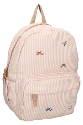 Produktbild von Kidzroom Kinderrucksack Nostalgia Flugzeuge - Schultasche beige
