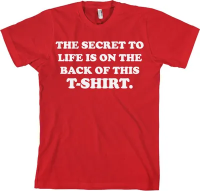 Produktbild von The Sercret To Life! - Medium - Red