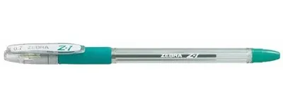 Produktbild von Kugelschreiber, 0,24 mm, mit Verschlusskappe, ZEBRA "Z-1", grün
