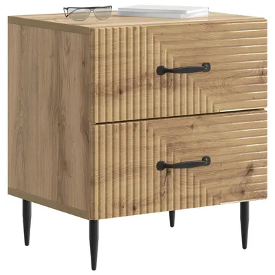 Immagine prodotto di vidaXL Comodino in rovere Artisan 43 x 34,5 x 47,5 cm in materiale derivato dal legno