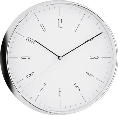 Immagine prodotto di Orologio da parete al quarzo MEBUS Ø30cm cromo