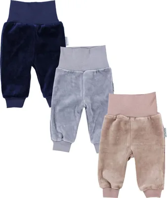 Produktbild von TupTam Baby Jungen Nicki Hose Jogginghose 3er Pack, Farbe: Farbenmix 1, Größe: 104