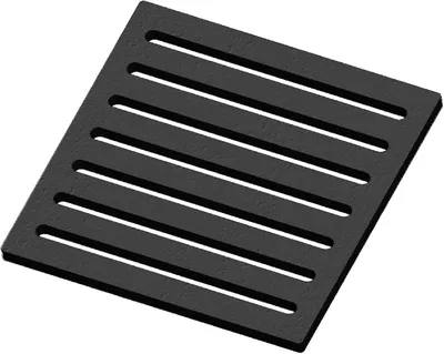 Produktbild von Eckiger Kaminrost/Ascherost 220 x 220 x 10 mm für Spartherm Kaminöfen - Ascherost aus massivem Stahl - Feuerrost hitzebeständig