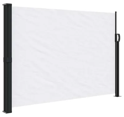 Zdjęcie produktu dla vidaXL Wysuwana markiza boczna biała 140x300 cm