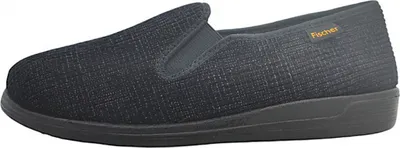 Produktbild von Fischer Markenschuhe Frank Herrenschuhe Hausschuhe Schwarz Freizeit