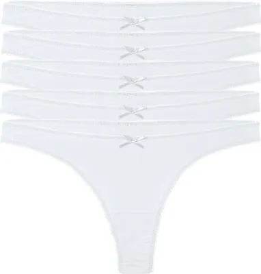 Produktbild von Yenita® String-Tangas 5er Set M weiss