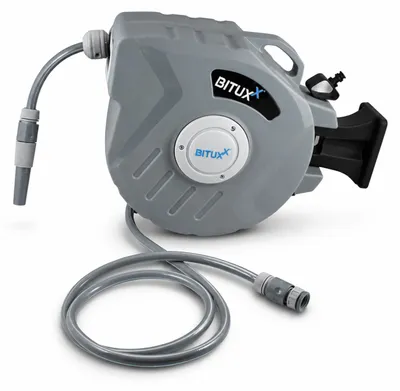 Produktbild von Bituxx® 20 Meter Wand Schlauchtrommel Schlauchaufroller Wasserschlauchaufroller Schlauchbox Automatik (20 m) MS-17756