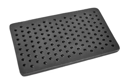 Immagine prodotto di SEZAM griglia per stufa 31 x 18,5 cm in ghisa griglia in ghisa con fori griglia per caminetto griglia quadrata per cenere griglia per stufa griglia da tavolo griglia per stufa griglia per camino