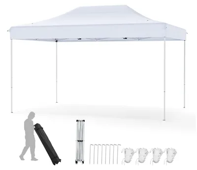 Produktbild von Pop-up-Pavillon – Zelt – Partyzelt – Gartenpavillon – Faltbare Überdachung – 3 x 4,5 Meter