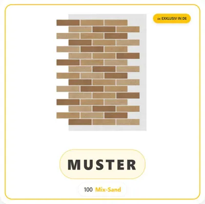 AMK Muster-Paneel 100 Mix-Sand – Marmorgranulat-Oberfläche in Originalgröße