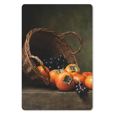 Produktbild von MuchoWow® Mauspad Mousepad Rustikal - Obst - Korb - Stilleben 40x60 cm - Mousepads - Maus Mat - Pad - Mausunterlage - Schreibtisch Accesoire