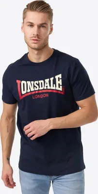 Image de T-shirt homme coupe régulière TWO TONE Navy XL Lonsdale